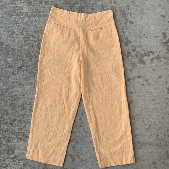 Urban Outfitters Peach Button Up High Rise Trousers - Picture 11 of 13